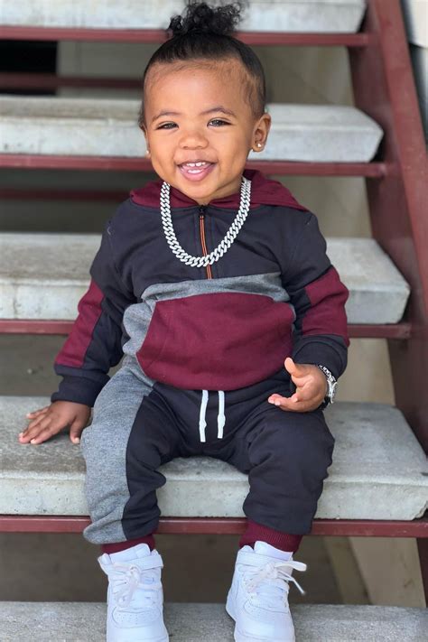 Mini Stay Fly Colorblock Hoodie - Black/combo | Fashion Nova