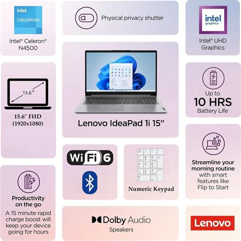Lenovo 2026 IdeaPad Laptop computer for Scholar & Residence, 15.6 inch with Workplace 365, 16GB ...