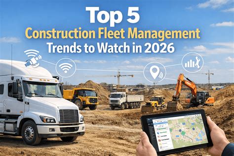 Top 5 Construction Fleet Management Trends to Watch in 2026