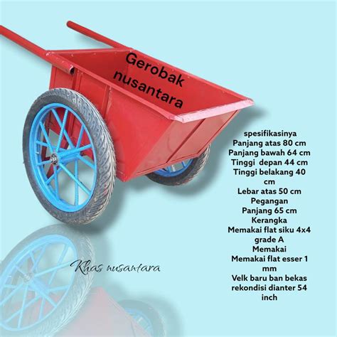 gerobak besi cor gerobak sorong gerobak tumpah gerobak proyek gerobak ...