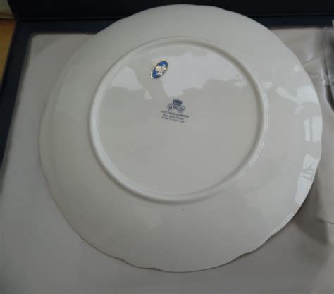 Aynsley Cottage Garden 26.5cm Round Cake Plate - Butterfly Garden Scene ...