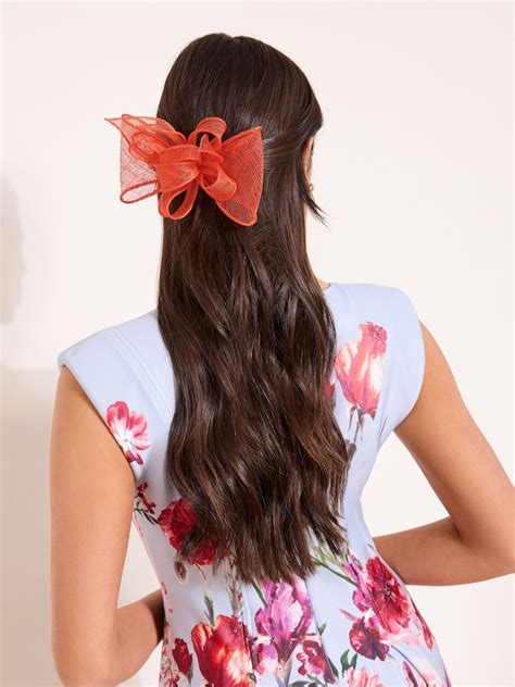 Buy Lipsy Orange Fascinator Hair Clip from Next India