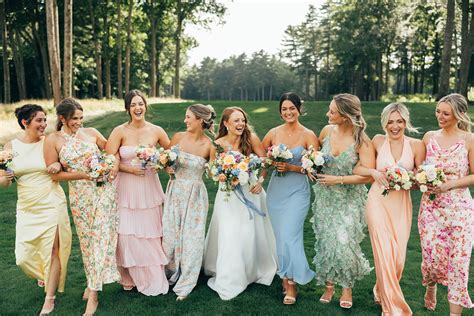 Wedding reception dresses for bridesmaids | Honestweddingadvice.com