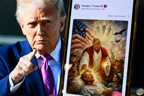 Donald Trump deletes picture of himself as Jesus