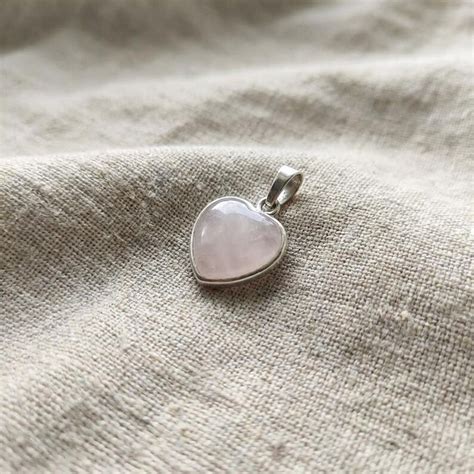 Buy Elegant Rose Quartz Heart Pendant – Natural Handmade Crystal ...