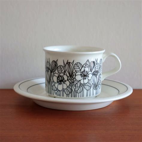 【c8241a】カップ＆ソーサー / Krokus [ARABIA / Finland] | 北欧ヴィンテージ雑貨 Prae Interior ...