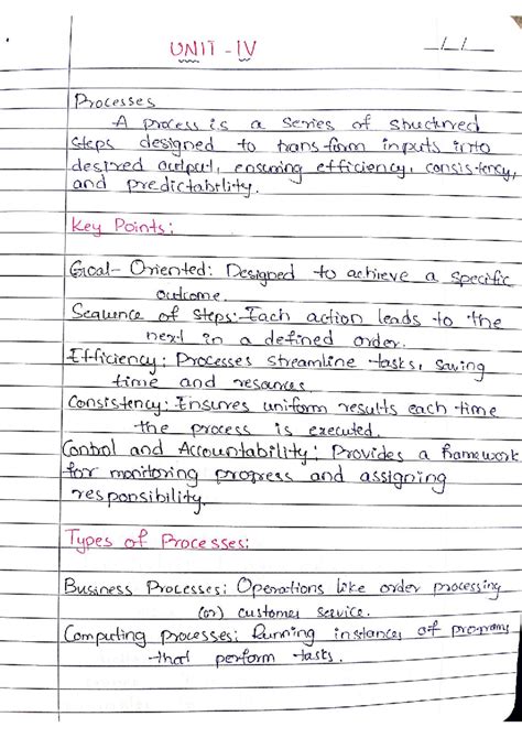 Unit 4 KRR - Streamlining Business Processes and Systems - Studocu