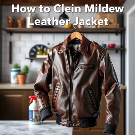 How to Clean Mildew from a Leather Jacket - CleaningBro