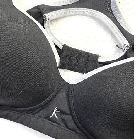 Danskin Now Activewear Sports Bra 38C Black High Impact Racerback ...