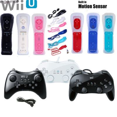 Nintendo Wii Remote / Nunchuck/ Wii U Pro/ Classic Wii Controller Wii U ...