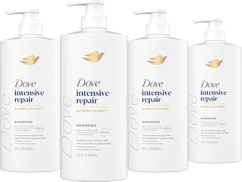 Shampoo 4 Pack Intensive Repair For Damaged Hair With Bio | Desertcart ...