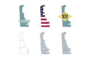 Delaware Map. Graphic by ARTONIUMW · Creative Fabrica