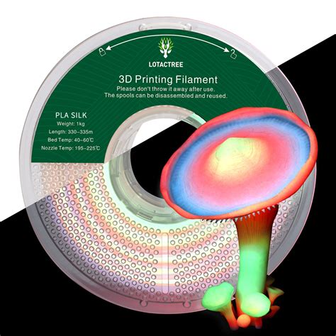 Rainbow Glow in the Fark Filament, PLA Force 3D Printer Filament Glow – Lotactree