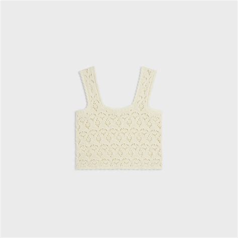 TOP IN COTTON POINTELLE - | CELINE