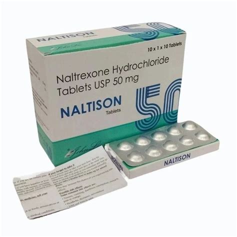 Naltison Naltrexone Hydrochloride 50mg Tablets (10 Blister Pack) at ...