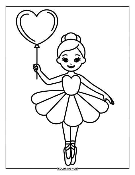 135+ Disegni di ballerina da colorare per bambini e adulti (Gratis)