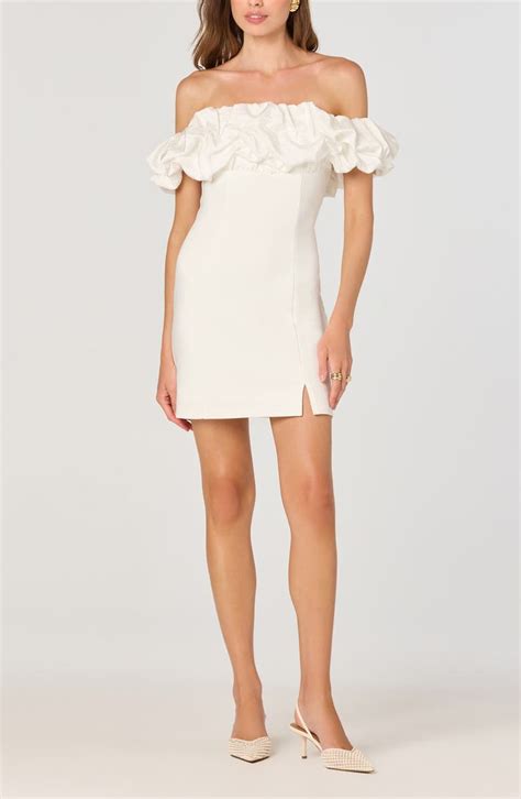 ASTR the Label Off-the-Shoulder Minidress | Nordstromrack