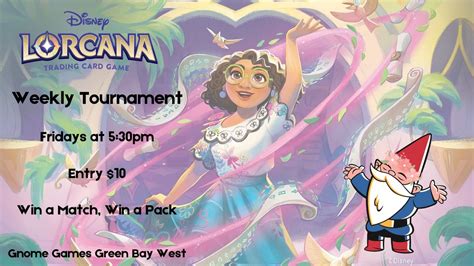 Disney Lorcana Friday Tournament – Gnome Games Green Bay West, 2160 S ...