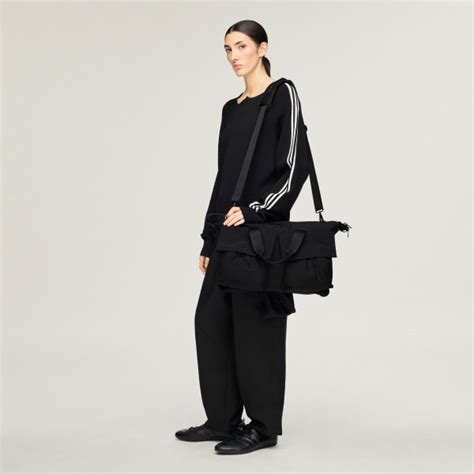 adidas Y-3 UTILITY MESSENGER BAG - Black | Free Shipping with adiClub ...