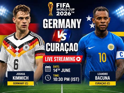 Germany vs Curacao live streaming app: When and where to watch FIFA ...