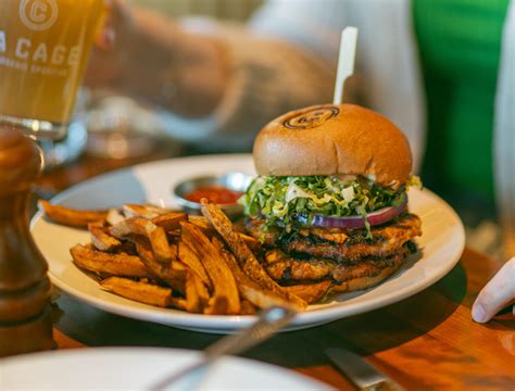 Menu The Double Heavyweight -… | La Cage - Brasserie sportive