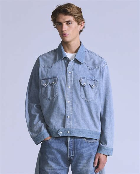 Customized Sawtooth Jacket - Blue | Levi's® DE