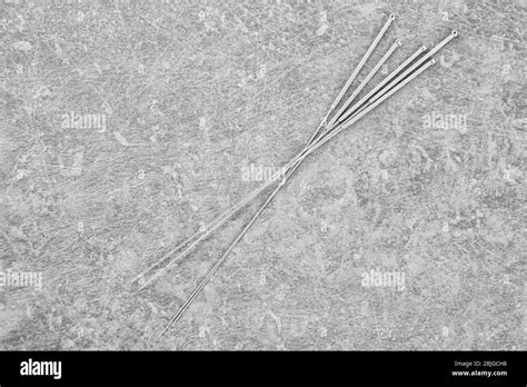 Acupuncture treatment Black and White Stock Photos & Images - Alamy