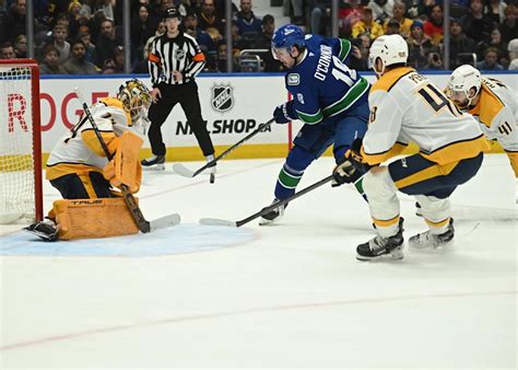 The Stats Behind Game #65: Canucks 4, Predators 3 (SO) - Yahoo Sports
