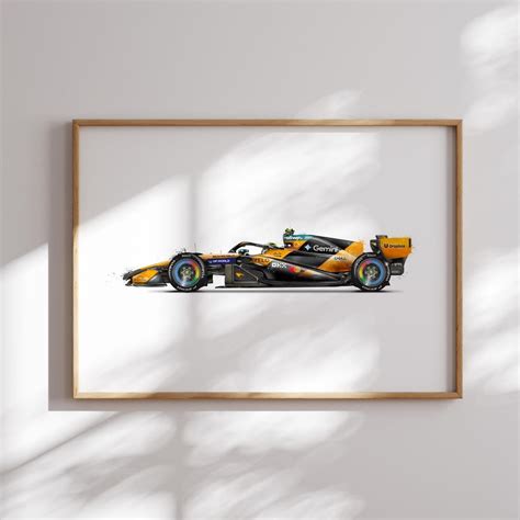 Lando Norris Poster, 2026 Mclaren F1 Car Wall Art Print - Etsy