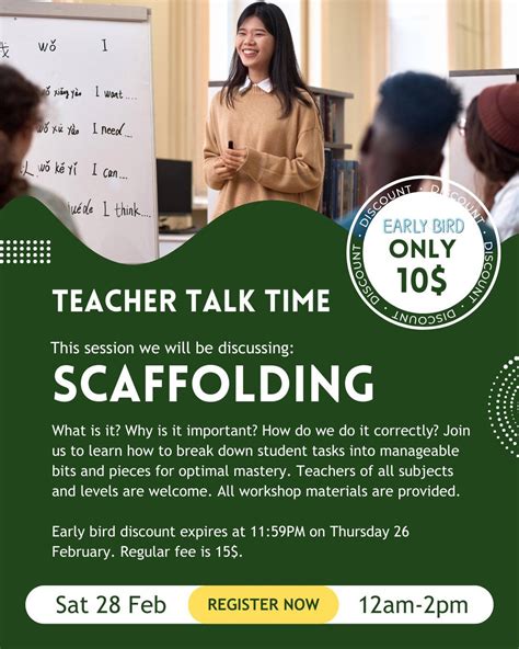 Teacher Talk Time - Scaffolding, St.45BT-01, Phnom Penh, Cambodia 12351 ...