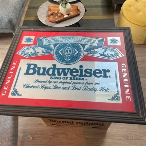 Tuborg spejl med ramme og billed | DBA