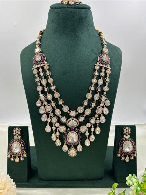 Long Sets Moissanite – Page 2 – Kaushalya Art Jewellery