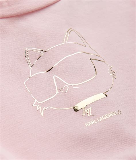 Baby Ikon dress and leggings set | White/Pink | Kids | KARL LAGERFELD