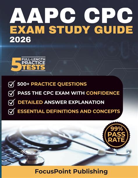 AAPC CPC Exam Study Guide 2026: Comprehensive CPC Exam Study Guide with ...