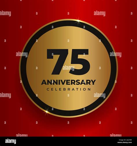 75th event Stock Vector Images - Alamy