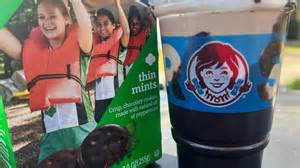 Girl Scouts Thin Mints Frosty at Wendy's in Georgia for limited-time