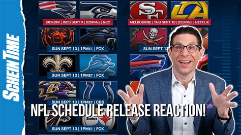 NFL schedule release reaction! Critical Subway Series begins | Schein Time