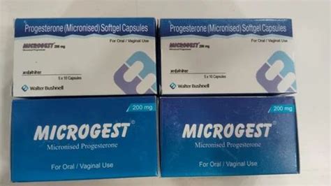 Microgest 200mg Soft Gelatin Capsule with Natural Micronised Prog at ...