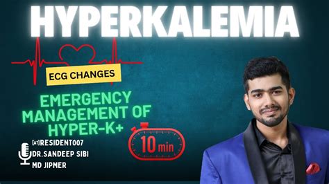 Must Know for Doctors working in ICU|Hyperkalemia ECG changes and ...