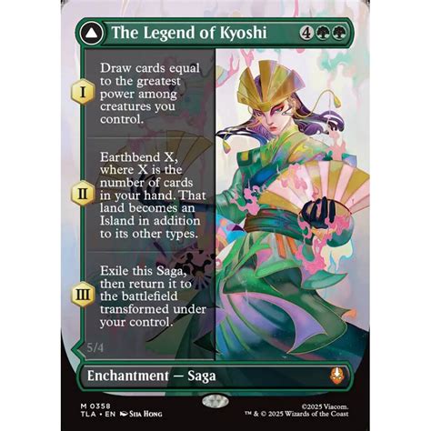 The Legend of Kyoshi // Avatar Kyoshi - 358 M TLA Foil – Card Goblin