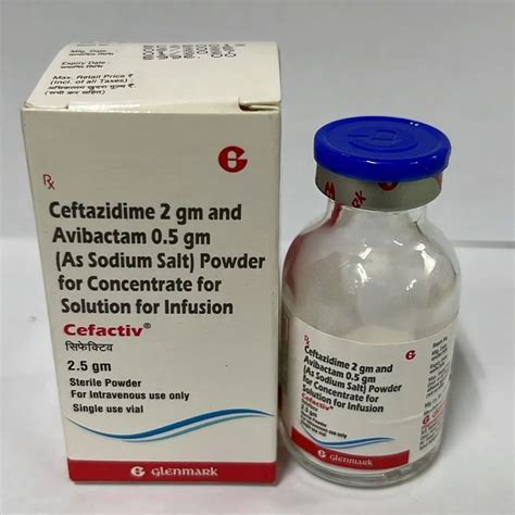 2.5Gm Cefactiv Ceftazidime Avibactam Powder Injection, 2.5 G/Vial at ...