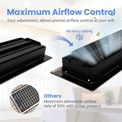 Antique Brass 4"x12" Floor Register Vent Cover Charlotte Design (Pack of 4)