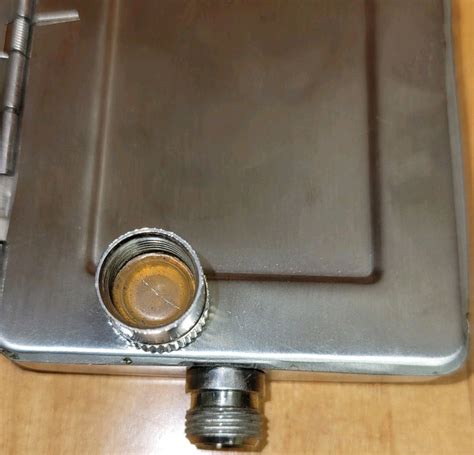 2oz 18/8 Flask Storage Case Combo Lifepod Stamped Hinged Discreet ...