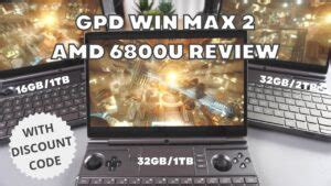 Video Thumbnail: GPD WIN MAX 2 Review with discount code 😍 AAA Gaming ...