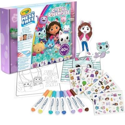 Crayola Color Wonder Set D'Activité Gabby's Dollhouse 40+ Pièces | eBay