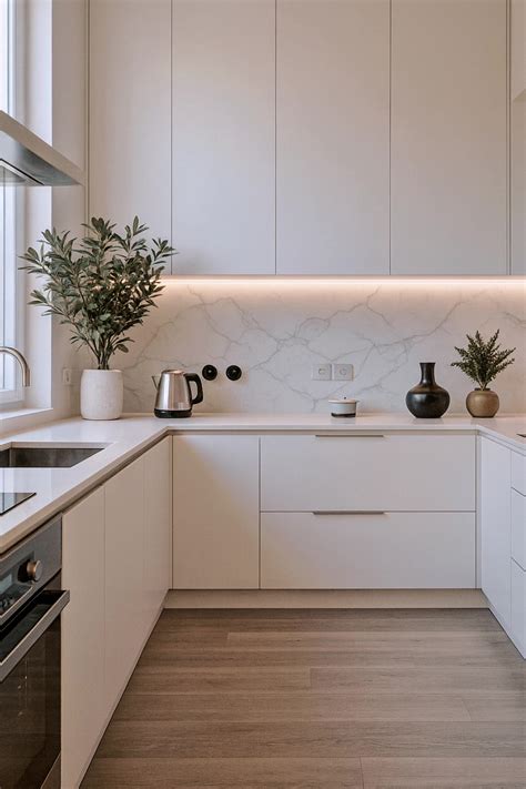 ¿Cocinas bonitas? No. Cocinas que calman. Minimalismo, materiales nobl ...