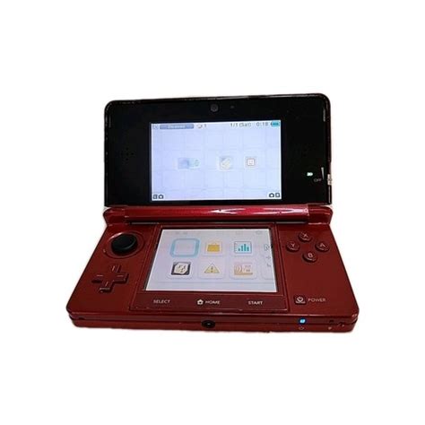 Nintendo 3DS Red Handheld System Console Only CTR-001 READ DESCRIPTION ...
