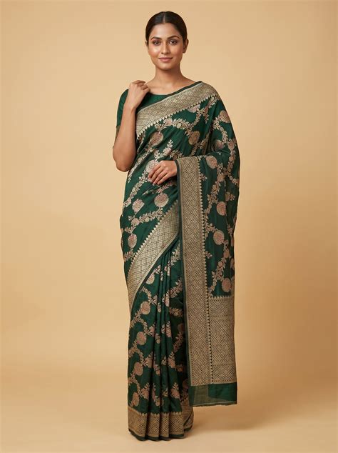 Buy Green Heritage Weave | KALKI Fashion India