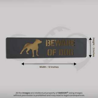 Smedor BEWARE OF DOG Emergency Sign Price in India - Buy Smedor BEWARE ...