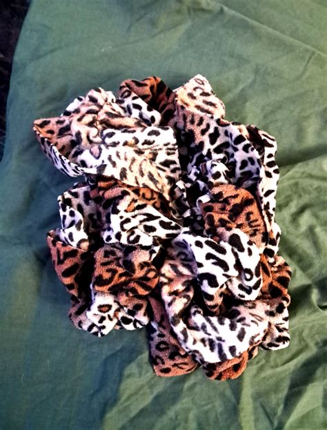 Women's Warm Animal Print Scarf Brown/Grey/Black Shirred Design with ...